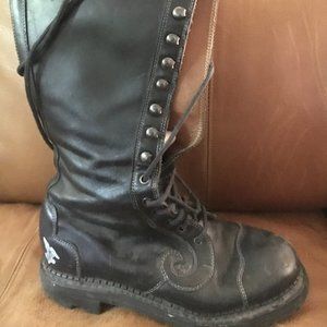 John Fluevog Gibson Swirl Tall Boots Women's 9.5